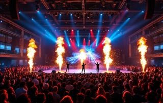 Central stage catches the eyes