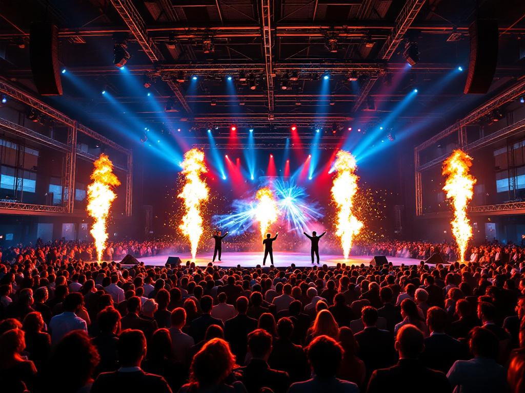 Central stage catches the eyes