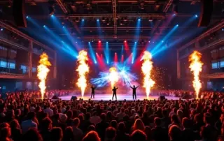 Central stage catches the eyes