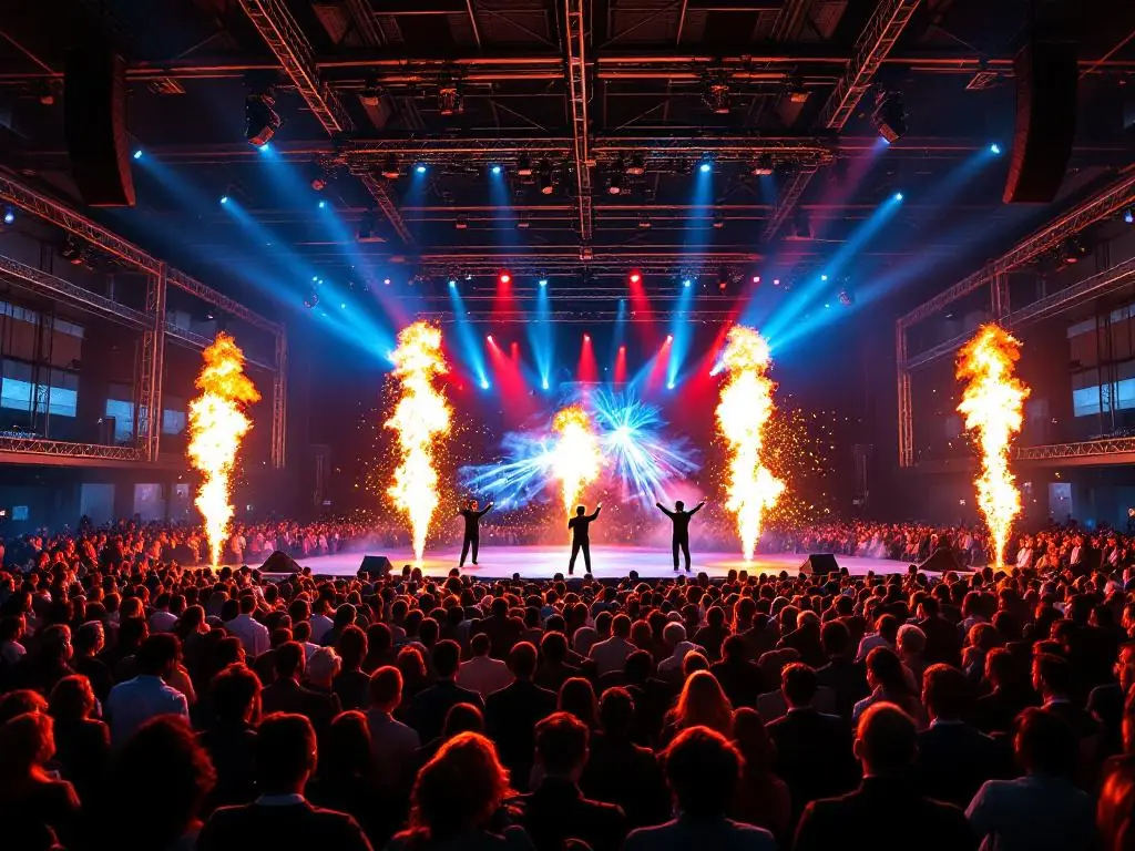 Central stage catches the eyes